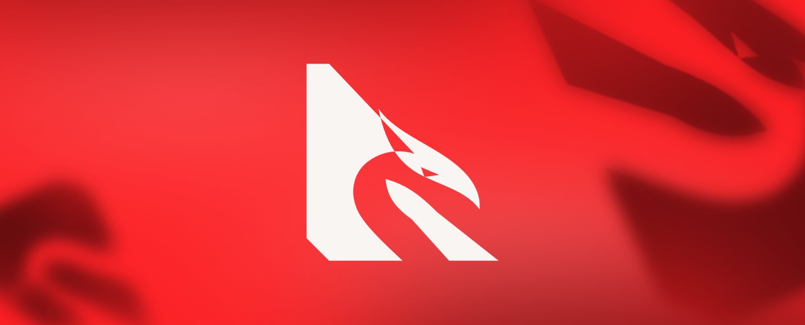 Banner vermelho com logo Novak